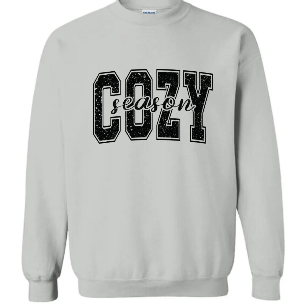 Cozy Season Crew in Black Font