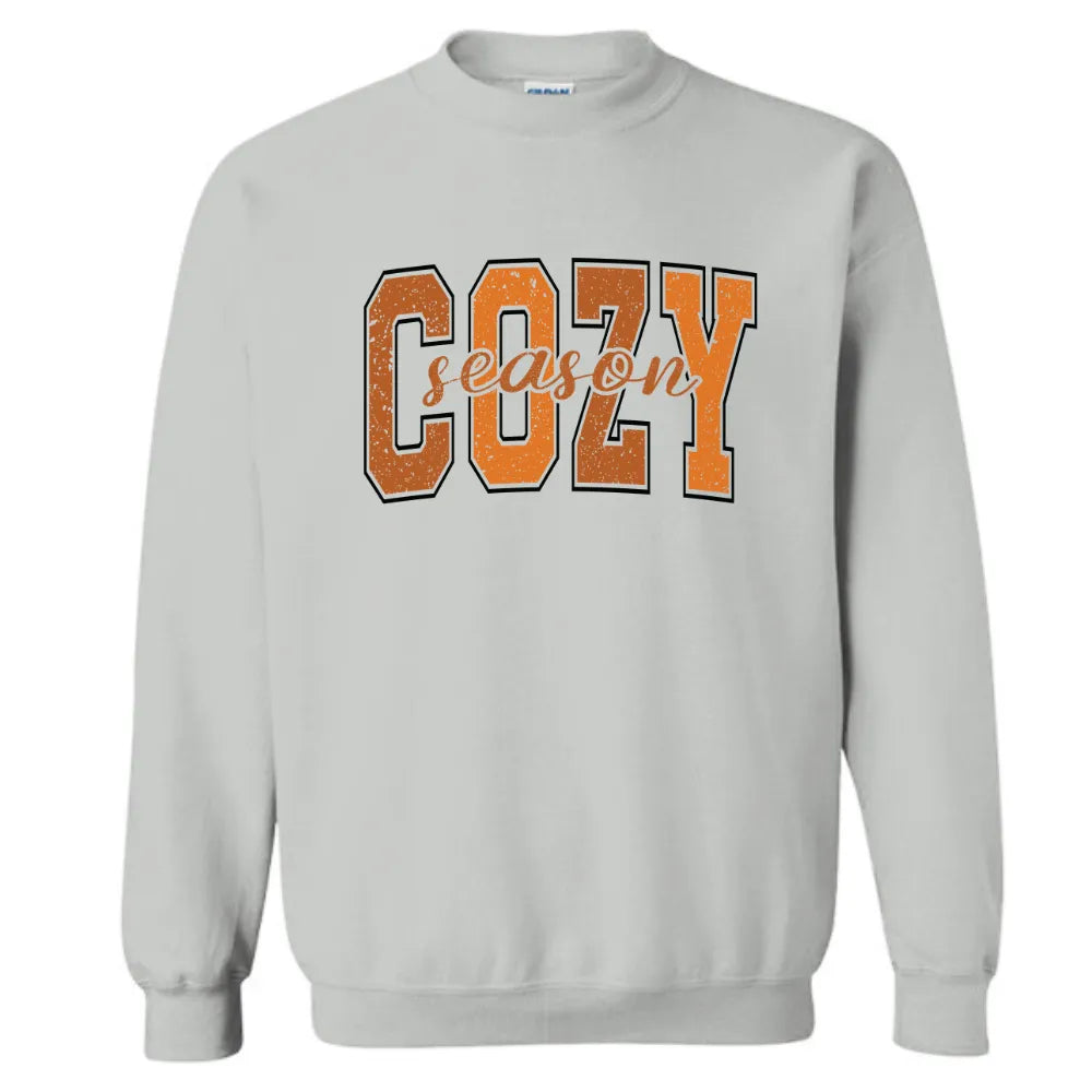 Cozy Season Crew in Orange Font