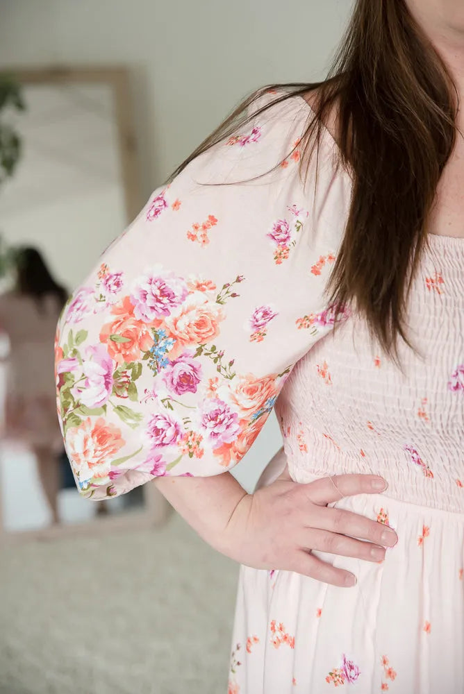 Elegant and Sweet Floral Dress