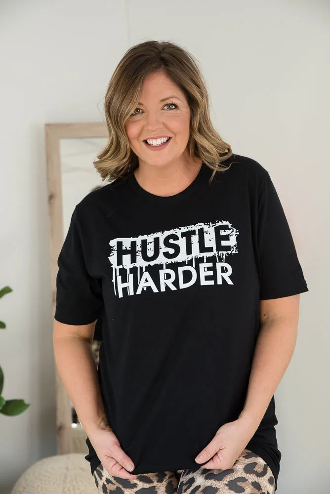 Hustle Harder Graphic Tee