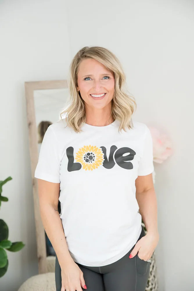 Love Sunflower Tee