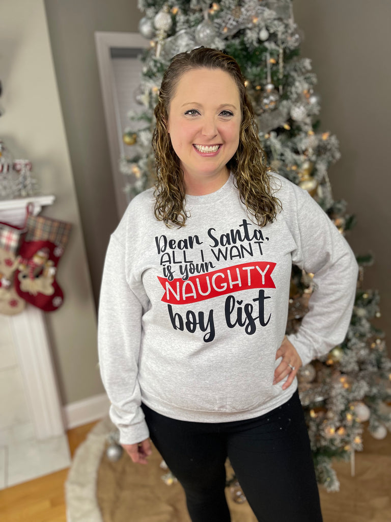 Naughty Boy List Crewneck