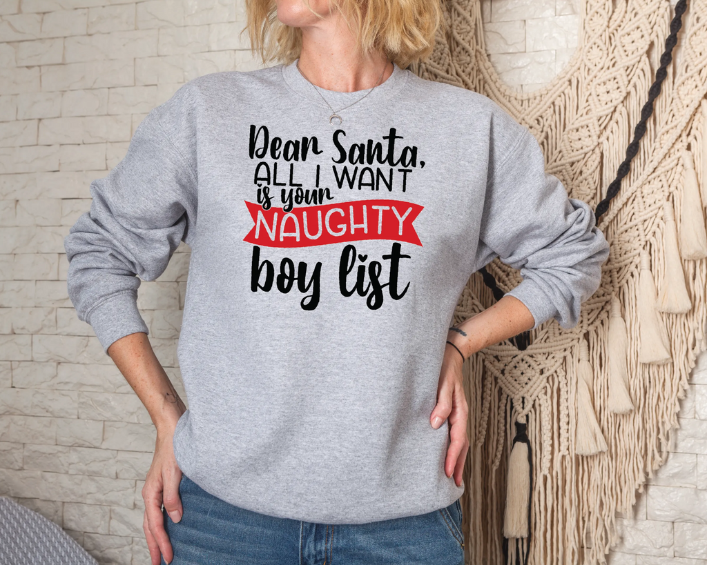 Naughty Boy List Crewneck