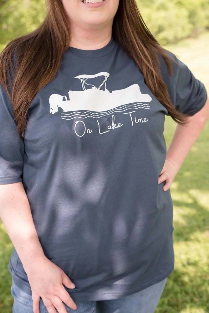 On Lake Time Graphic Tee