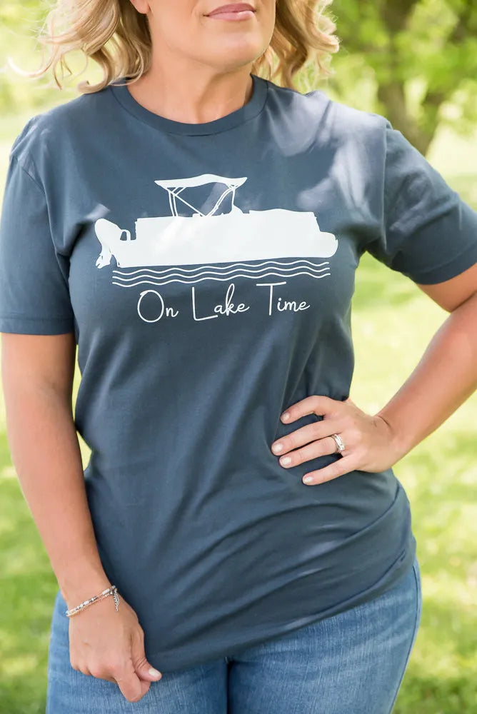 On Lake Time Graphic Tee