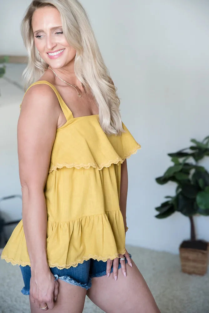 Sweet Like Honey Sleeveless Top