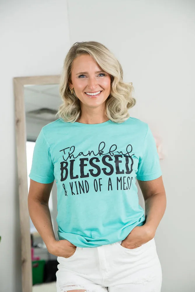 Thankful Blessed Tee