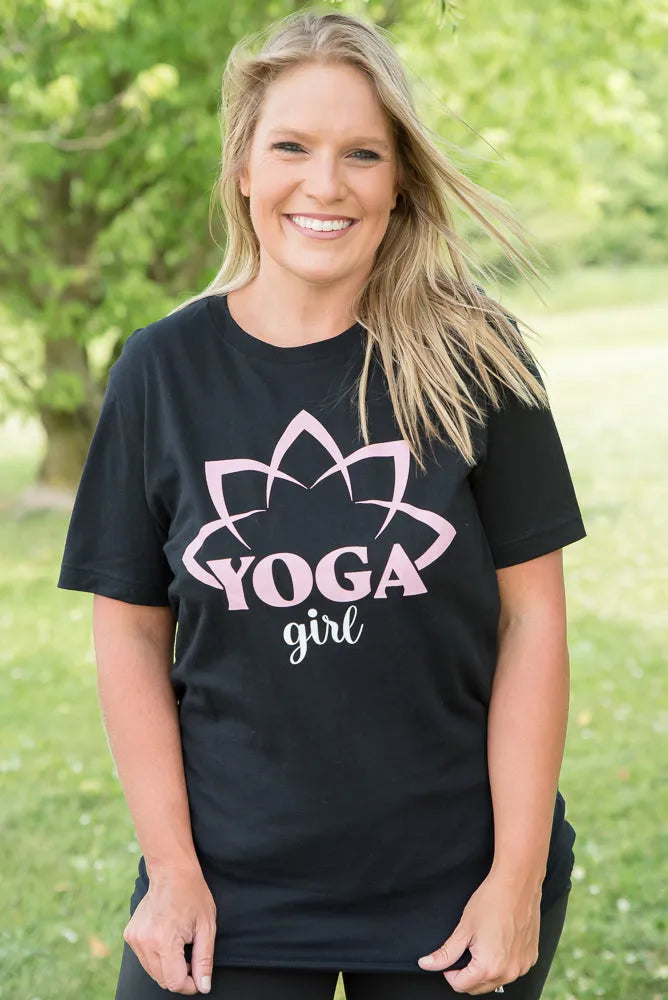 Yoga Girl Graphic Tee