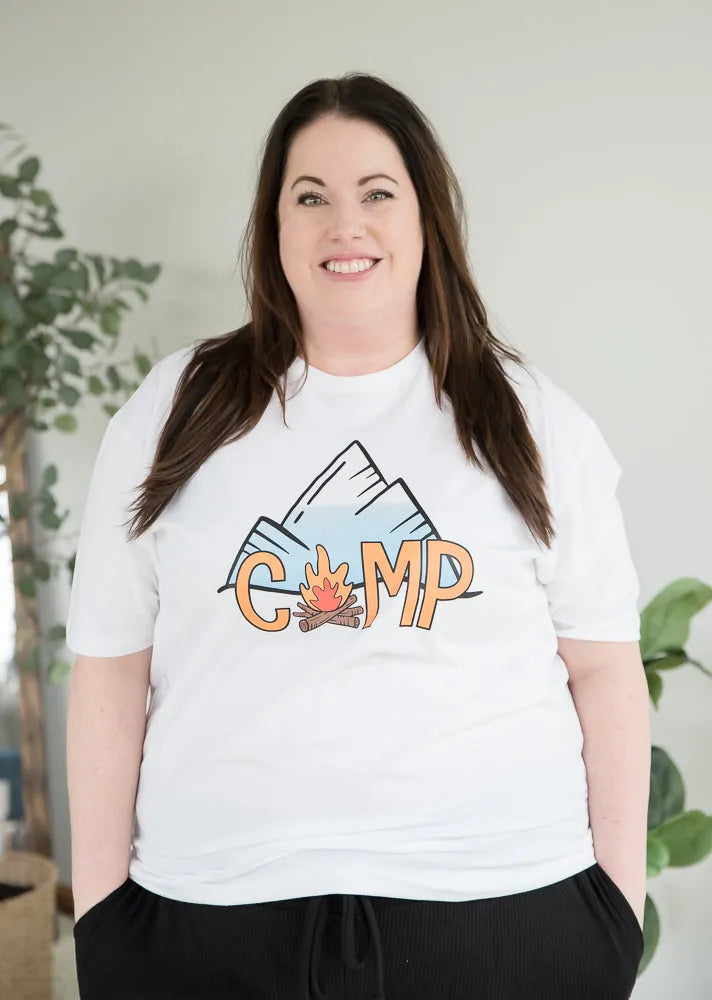 Camp by the Mountains Graphic Tee