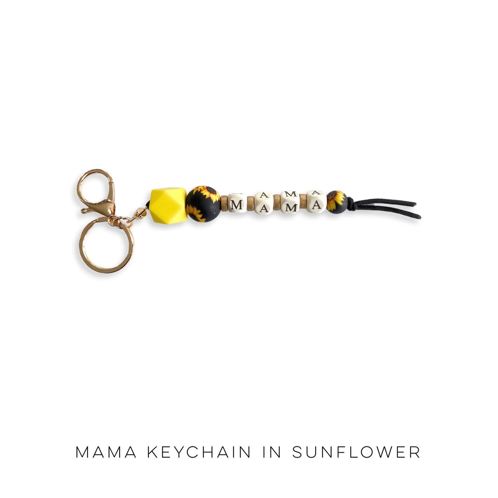 Mama Keychain in Sunflower