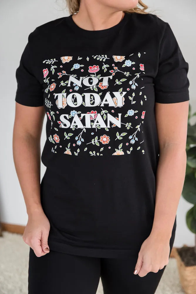 Not Today Satan Graphic Tee