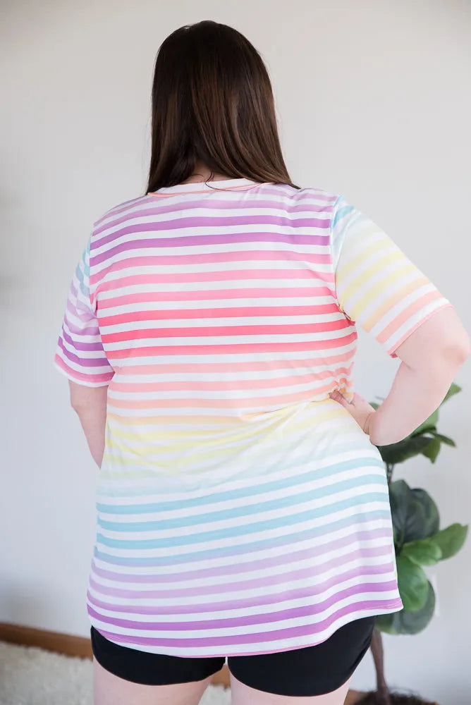 Sherbert Rainbow Top