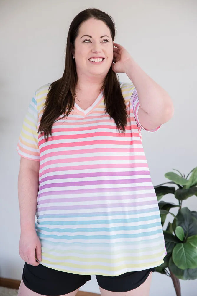 Sherbert Rainbow Top