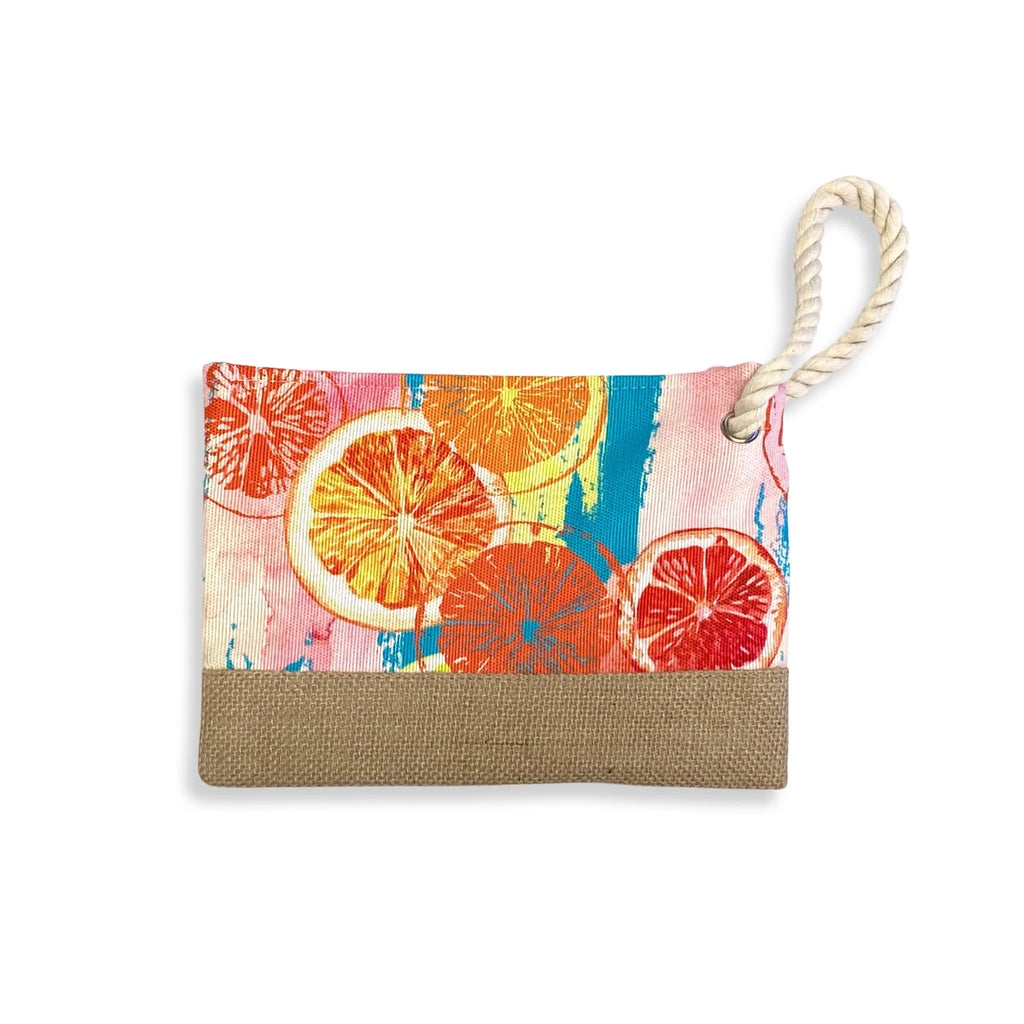 Summer Citrus Wristlet